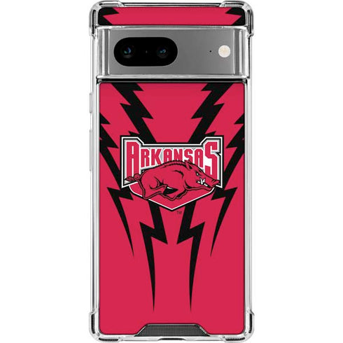 University of Arkansas-Fayetteville Razorbacks Google Pixel 7a Clear Case